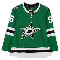 Maillot Fanatics Premium vert Kelly de Mikko Rantanen (Dallas Stars) avec inscription « GM 7 HT 5/3/25 » - Édition limitée à 25 exemplaires