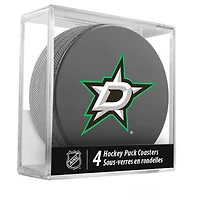The Sports Vault Dallas Stars Ensemble de quatre dessous de verre en forme de rondelle
