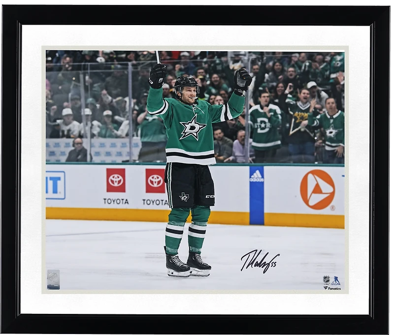 Thomas Harley Dallas Stars Autographed 16" x 20" Green Jersey Celebration Photograph