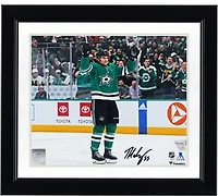 Thomas Harley Dallas Stars Autographed 8" x 10" Green Jersey Celebration Photograph