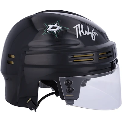 Casque mini noir autographié par Thomas Harley Dallas Stars