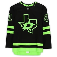 Maillot authentique Adidas noir alternatif autographié de Tyler Seguin, Dallas Stars