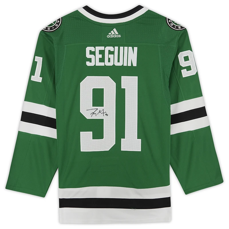 Maillot authentique Adidas vert autographié de Tyler Seguin (Dallas Stars)