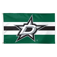 Drapeau de luxe à rayures simples WinCraft Dallas Stars 3 pi x 5 pi