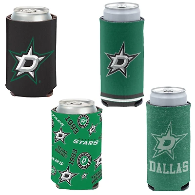 Ensemble de 4 canettes de 355 ml et refroidisseur fin WinCraft Dallas Stars
