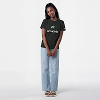 Women's Champion  Black Dallas Stars Wordmark Lockup T-Shirt