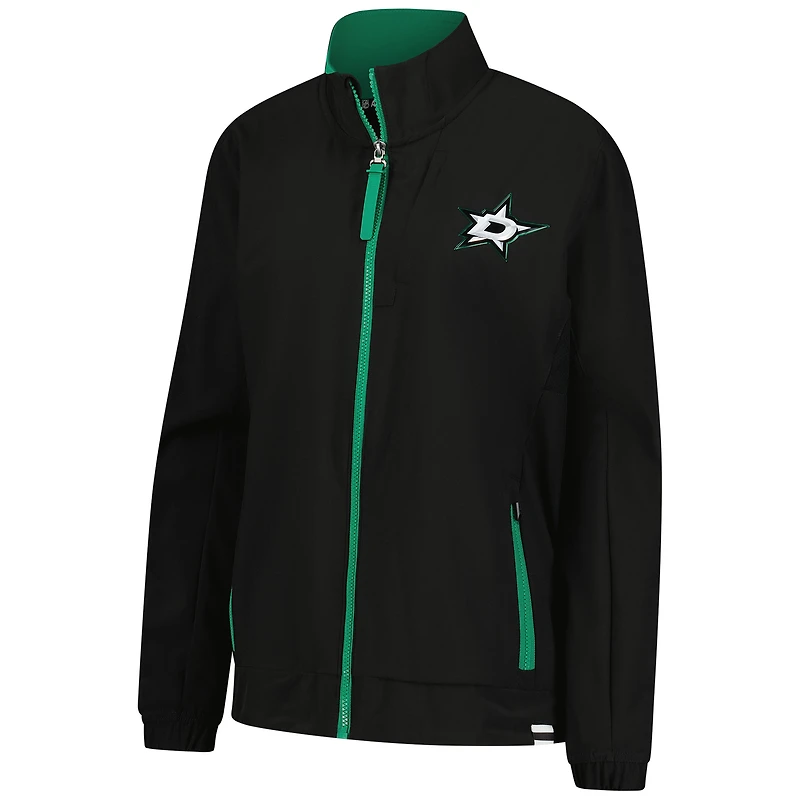 Women's Fanatics Black Dallas Stars Authentic Pro Rink Coaches Full-Zip Jacket