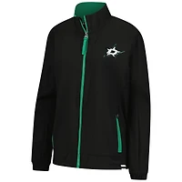 Women's Fanatics Black Dallas Stars Authentic Pro Rink Coaches Full-Zip Jacket