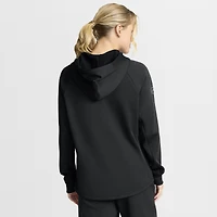 Women's Fanatics Black Dallas Stars Authentic Pro Rink Raglan Full-Zip Hoodie