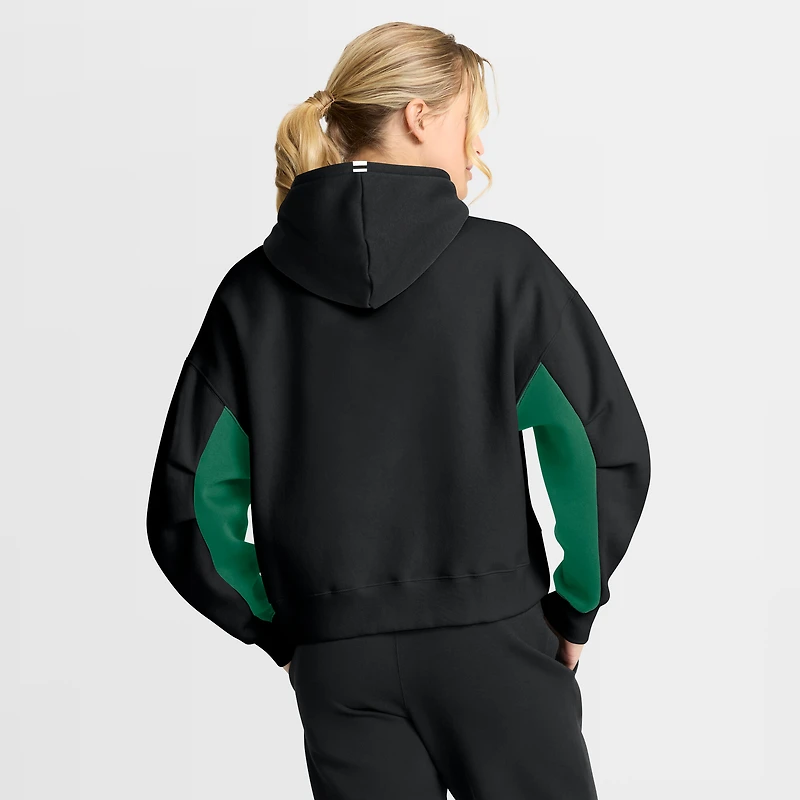 Women's Fanatics Black Dallas Stars Back Check Boxy Hoodie