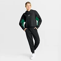 Sweat à capuche boxy noir carreaux Dallas Stars Fanatics pour femmes