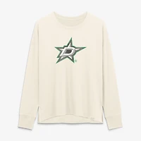 Women's Fanatics Cream Dallas Stars Distressed Logo Long Sleeve T-Shirt