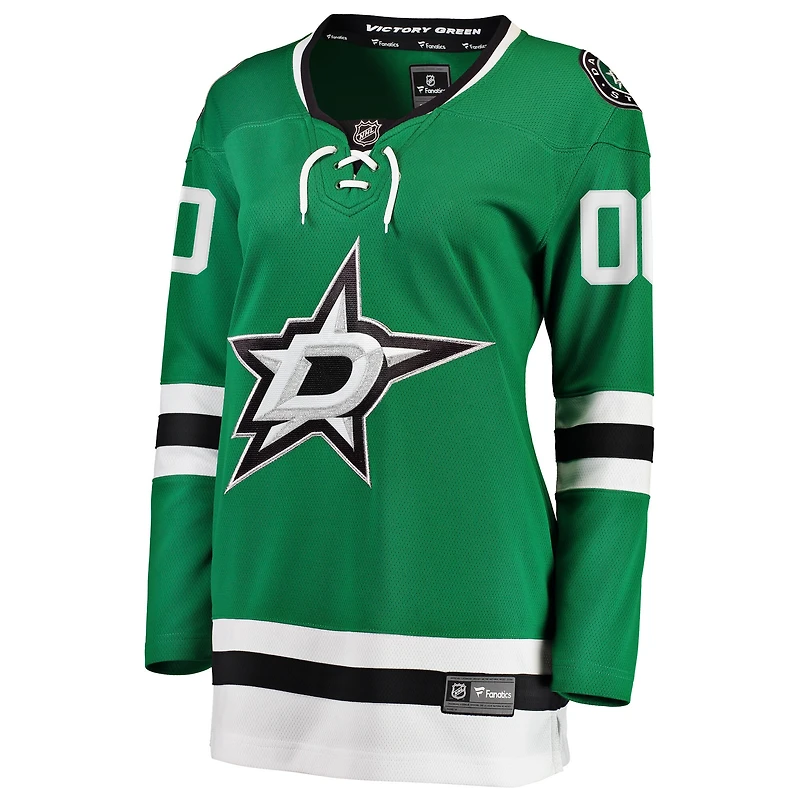 Women's Fanatics Green Dallas Stars Breakaway - Custom Jersey