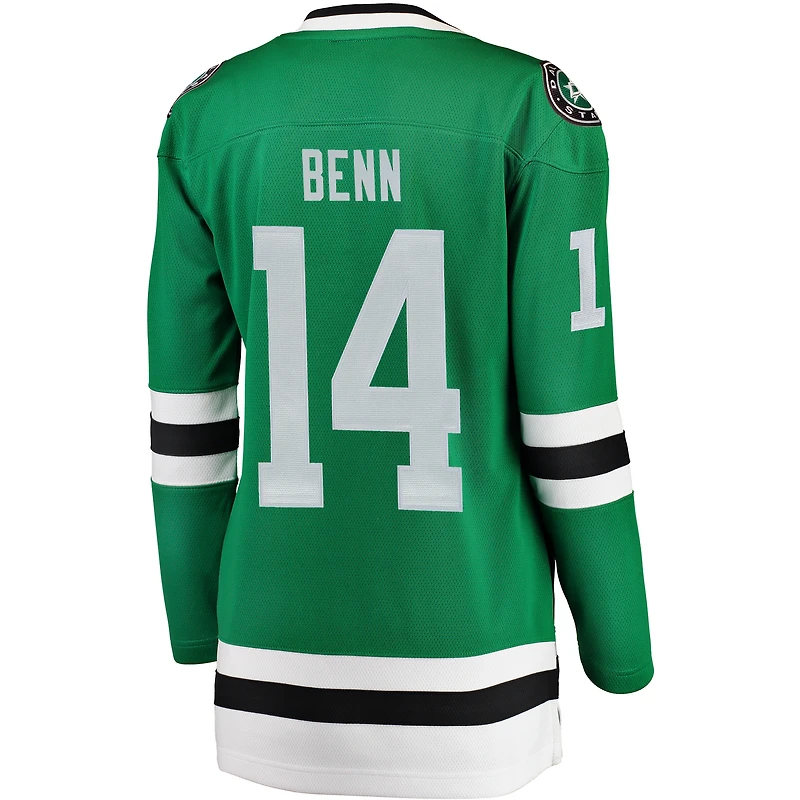 Maillot domicile vert Jamie Benn des Stars de Dallas pour femmes (Fanatics).