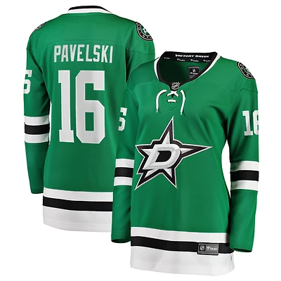 Fanatics pour femmes Joe Pavelski Kelly Green Dallas Stars Breakaway Maillot de joueur à domicile