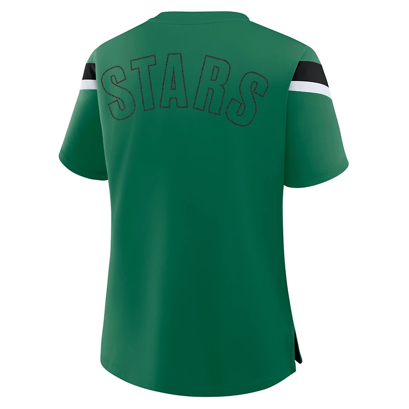 Women's Fanatics Kelly Green Dallas Stars Offside Athena T-Shirt