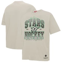 T-shirt boyfriend Mitchell & Ness crème Dallas Stars pour femme
