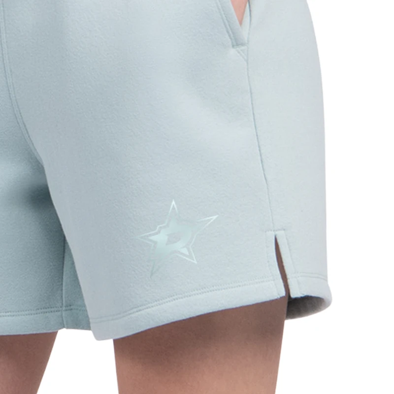 Women's Starter Green Dallas Stars High-Waist Shorts