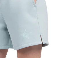 Women's Starter Green Dallas Stars High-Waist Shorts