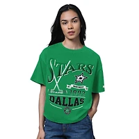 T-shirt surdimensionné pour femme Starter Heather Kelly Green Dallas Stars Hall of Fame
