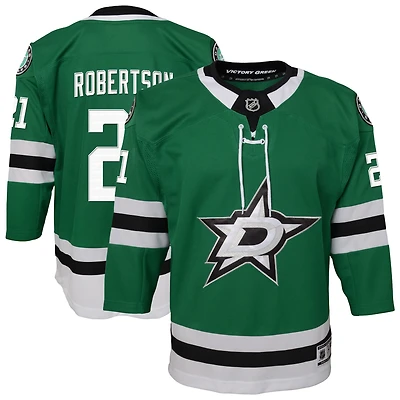 Maillot de joueur à domicile Jason Robertson Kelly Green Dallas Stars pour les jeunes
