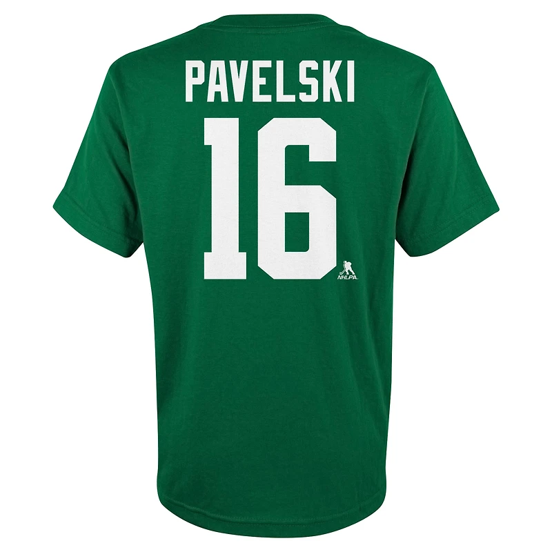 Youth Joe Pavelski Kelly Green Dallas Stars  Player Name & Number T-Shirt