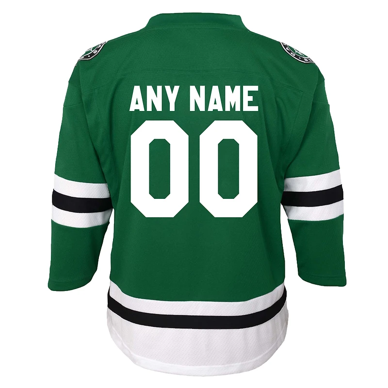 Youth Kelly Green Dallas Stars 2020/21 Home - Custom Replica Jersey