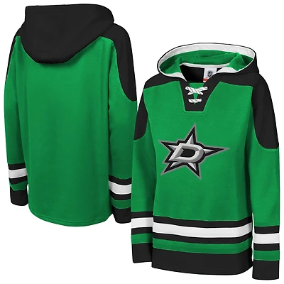 Sweat à capuche col en V pour jeunes Dallas Stars Ageless Must Have Home Kelly Green
