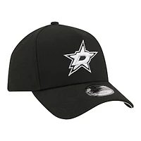 Youth New Era Black Dallas Stars 9FORTY A-Frame Adjustable Hat