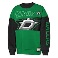Youth Outerstuff  Kelly Green/Black Dallas Stars Impact Player Sweatshirt