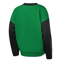 Sweat-shirt Impact Player vert/noir Kelly Outerstuff pour jeunes des Dallas Stars