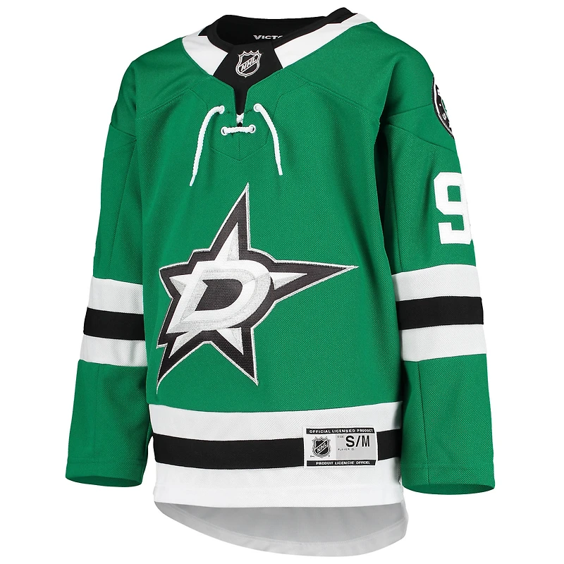 Maillot domicile Premier Joueur Tyler Seguin Kelly Green des Dallas Stars pour jeunes
