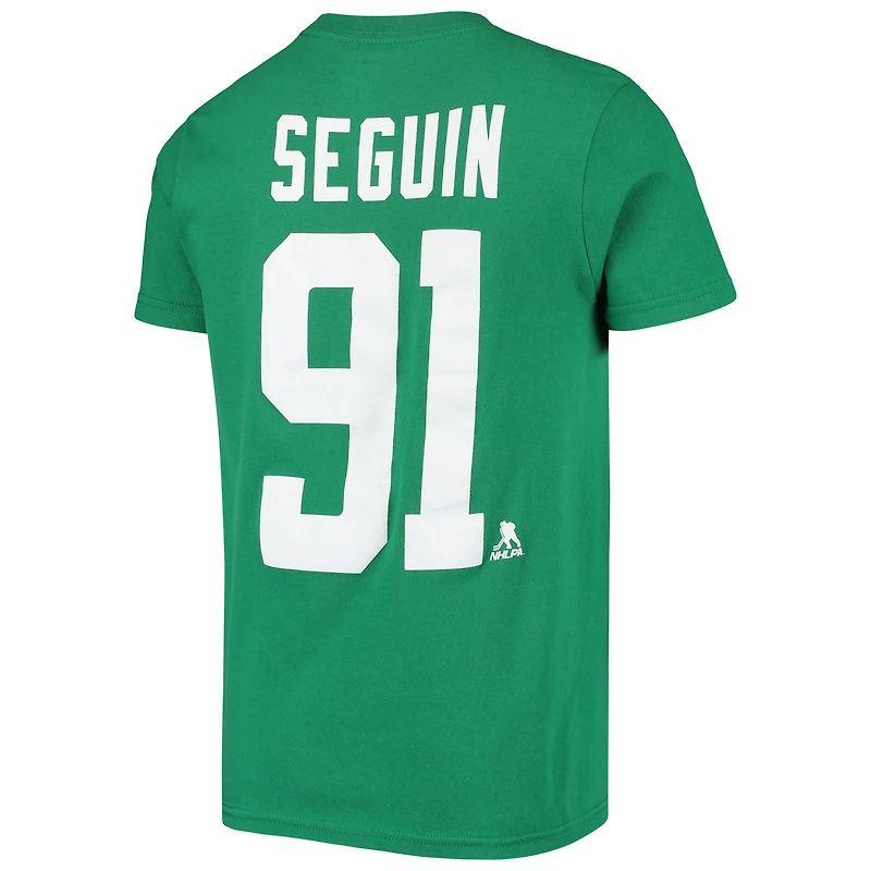 T-shirt avec nom et numéro du joueur Tyler Seguin Kelly Green Dallas Stars pour jeune