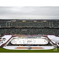 Stars de Dallas vs Predators Nashville, photo aérienne la Classique hivernale LNH 2020 non signée