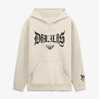 Men's Fanatics  Cream Dallas Wings Legacy Fleece Pullover Hoodie