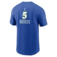 Men's Nike Paige Bueckers Blue Dallas Wings Name & Number Rebel Edition T-Shirt