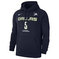 Sweat à capuche Nike Paige Bueckers bleu marine Dallas Wings 2025 WNBA Draft Explorer Edition avec nom et numéro