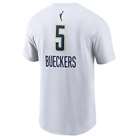 Men's Nike Paige Bueckers White Dallas Wings 2025 WNBA Draft Heroine Edition Name & Number T-Shirt