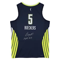 Paige Bueckers Dallas Wings Autographed Navy Nike Edition Victory Jersey with "2025 ROY" Inscription
