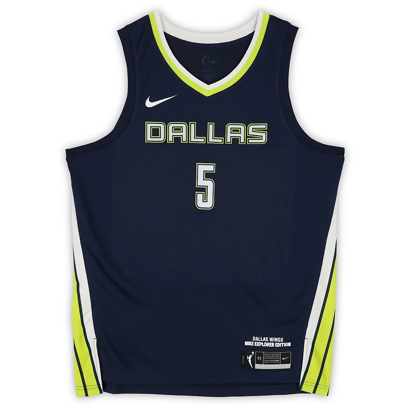 Paige Bueckers Dallas Wings Autographed Navy Nike Explorer Edition Victory Jersey