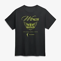 Unisex Logo Athletic Black Dallas Wings Motion T-Shirt