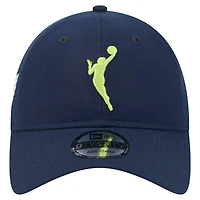 Casquette ajustable unisexe New Era bleu marine Dallas Wings 9TWENTY