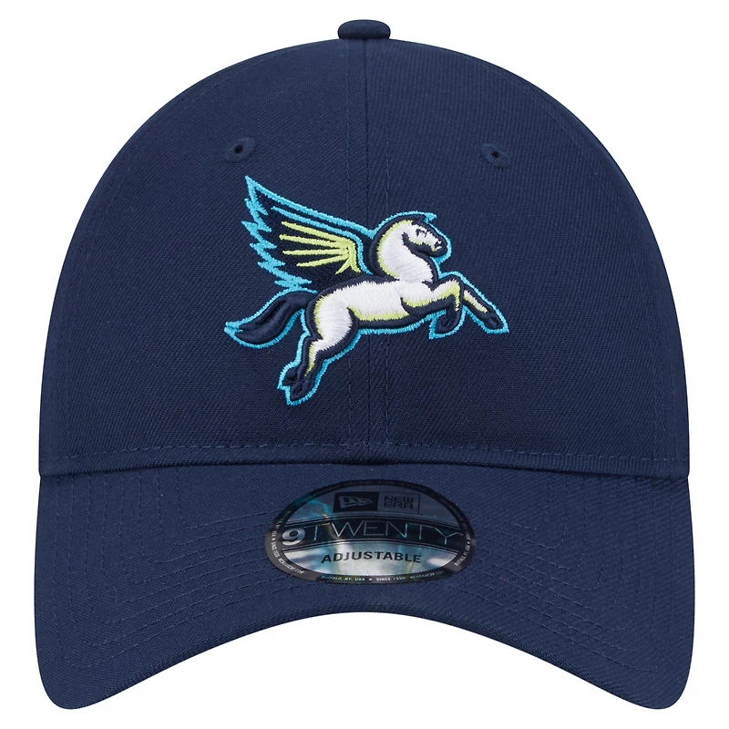 Unisex New Era Navy Dallas Wings Core Alt Logo 9TWENTY Adjustable Hat