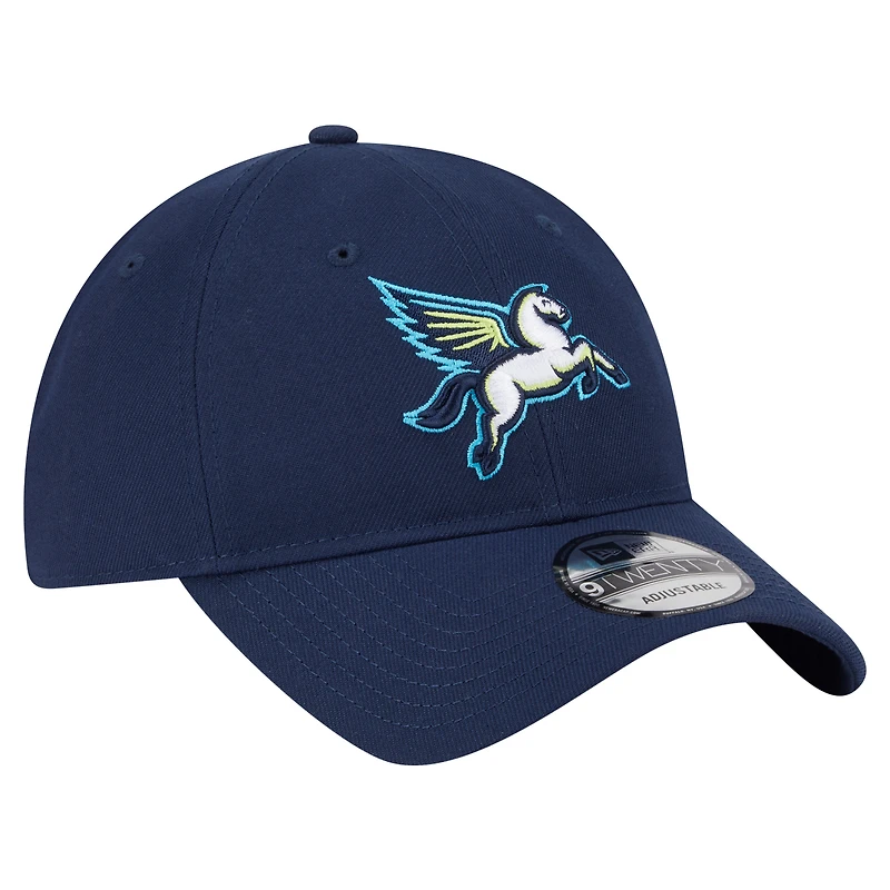 Unisex New Era Navy Dallas Wings Core Alt Logo 9TWENTY Adjustable Hat