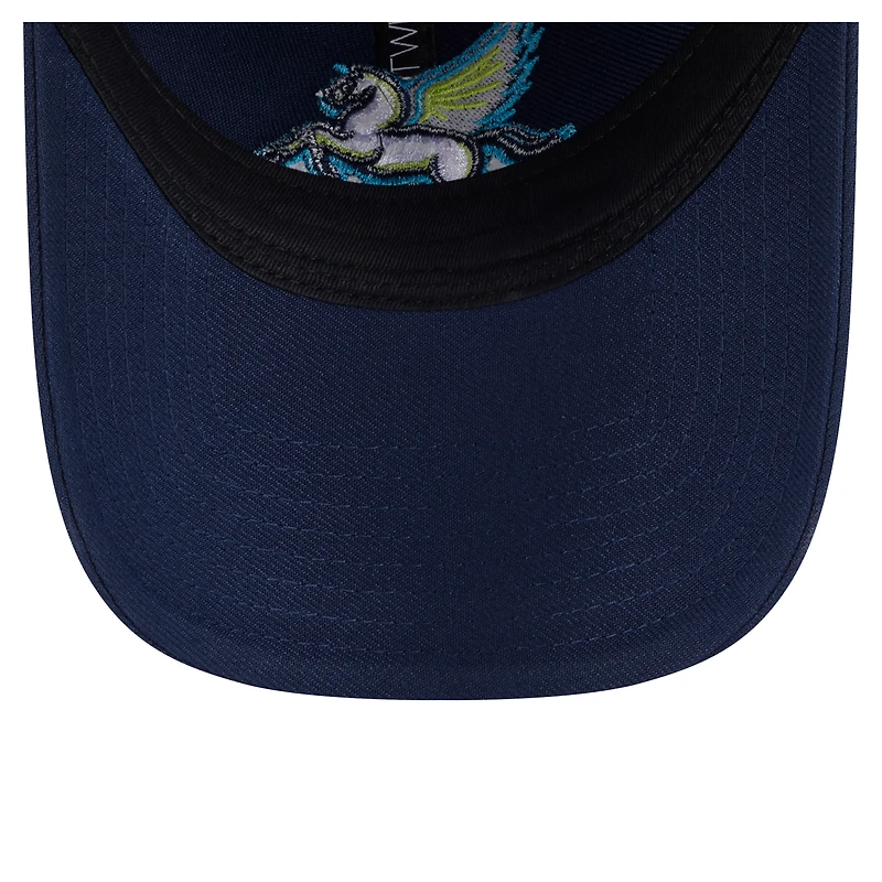 Unisex New Era Navy Dallas Wings Core Alt Logo 9TWENTY Adjustable Hat