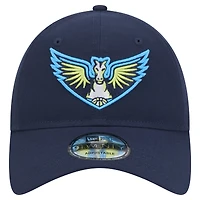 Unisex New Era Navy Dallas Wings Core Logo 9TWENTY Adjustable Hat