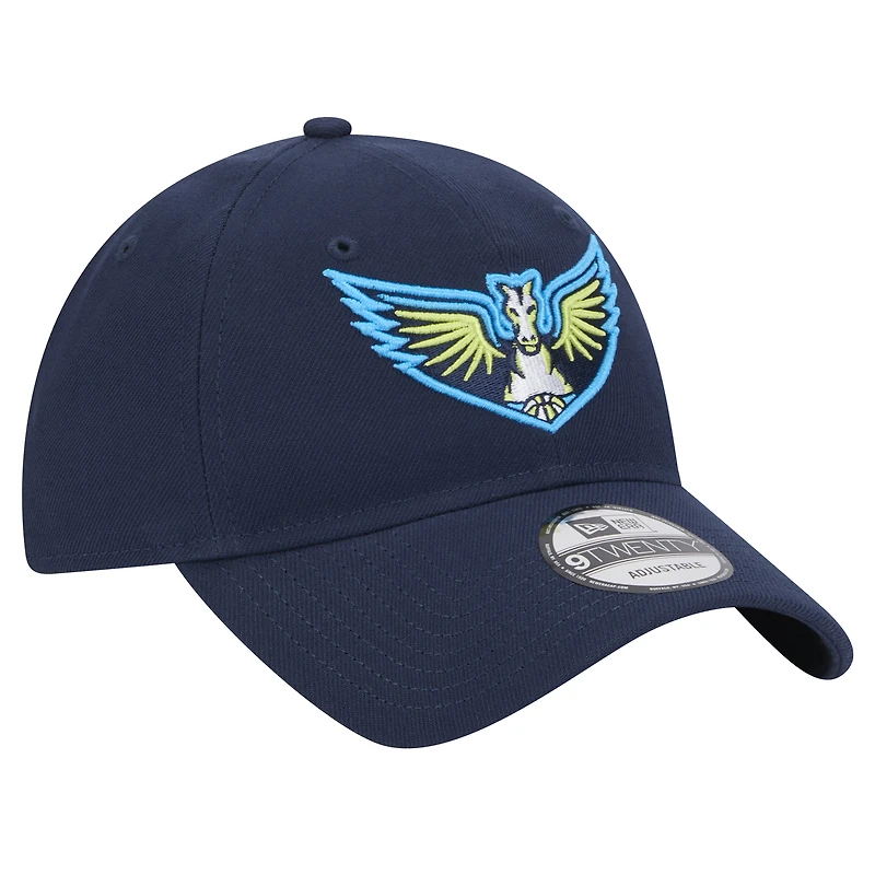 Unisex New Era Navy Dallas Wings Core Logo 9TWENTY Adjustable Hat
