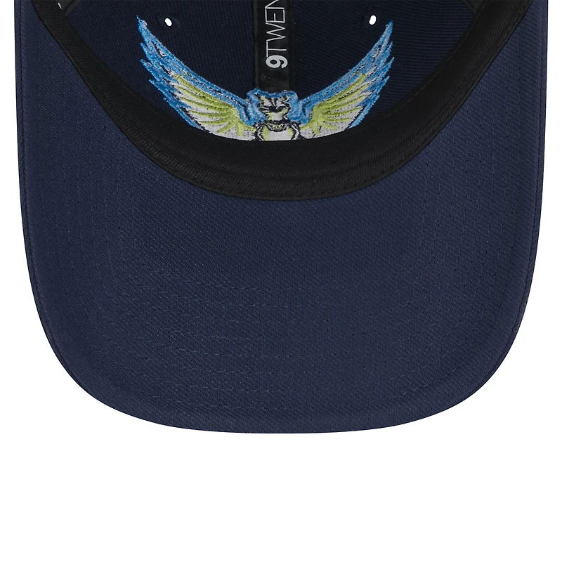 Unisex New Era Navy Dallas Wings Core Logo 9TWENTY Adjustable Hat