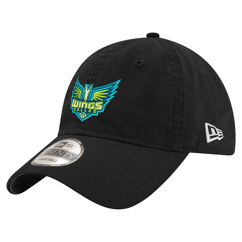 Casquette unisexe New Era Paige Bueckers noire avec patch latéral nom et numéro des Dallas Wings 9TWENTY ajustable