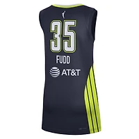 Unisex Nike Azzi Fudd Navy Dallas Wings 2026 WNBA Draft Pick Explorer Edition Victory Jersey